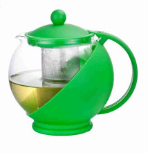 供應(yīng)批發(fā) 750ml耐熱玻璃茶具 手工精致如意壺與花茶壺的魅力